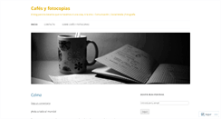 Desktop Screenshot of cafesyfotocopias.com