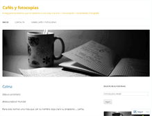 Tablet Screenshot of cafesyfotocopias.com
